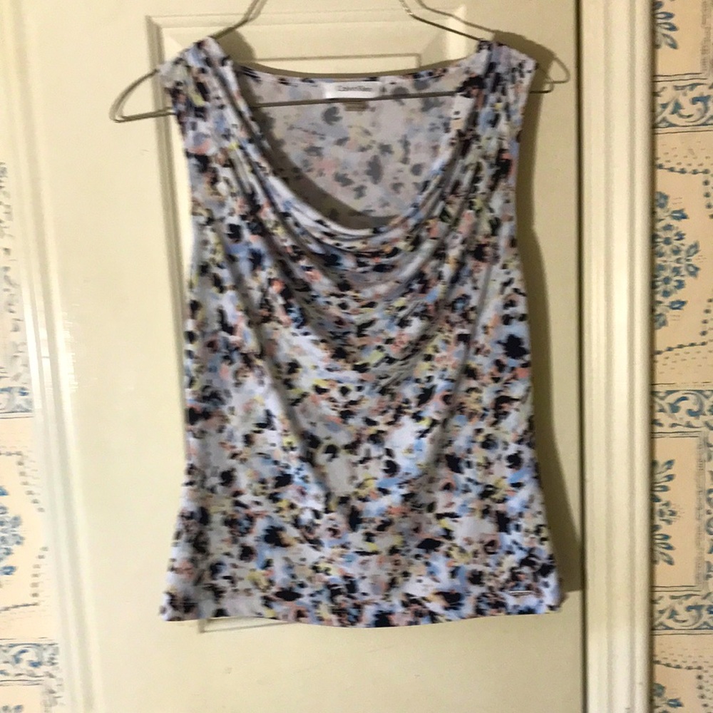 Cowl Neck multicolor Calvin Klein Blouse